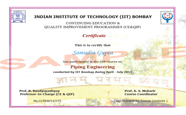 IITB Certificate
